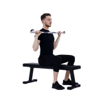 Barbell Seated Lat Pulldown