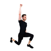 Half Kneeling Single Arm Overhead Press